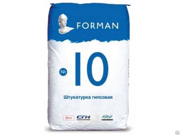 Штукатурка гипсовая Forman-10 Форман