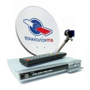 Спутниковая антенна "Триколор ТВ" -каналы по Оренбургскому времени.