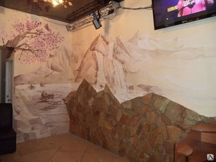 Художественная роспись стен в интерьере 