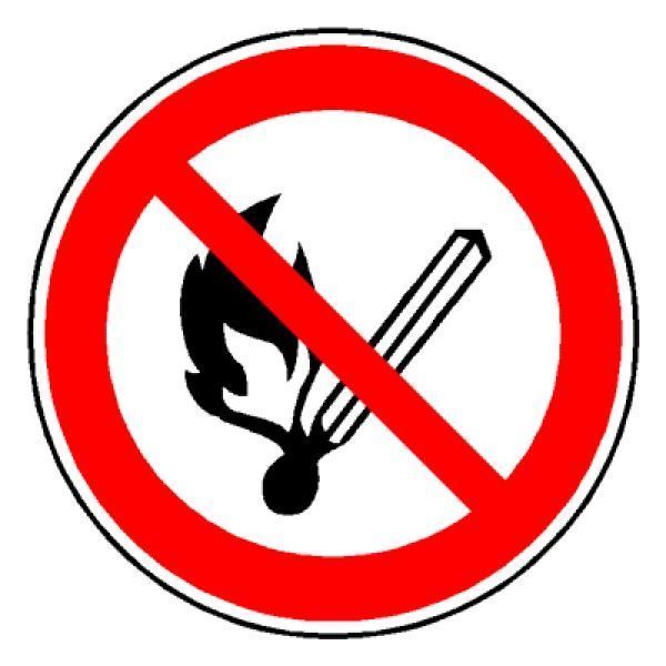 Знак пожарной безопасности Курение запрещено