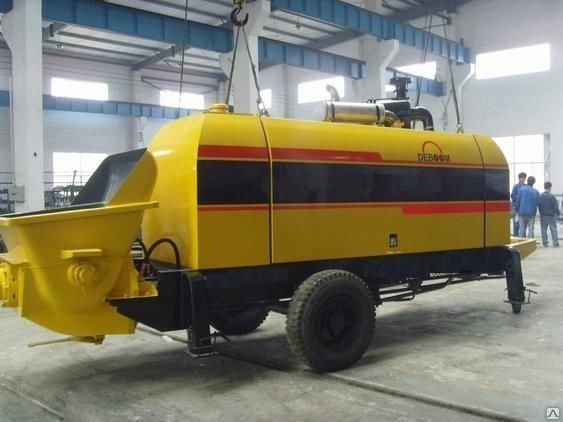 Бетононасос стационарный дизельный DEBOOM HBTS90-18-179B2R