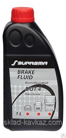 Тормозная жидкость Suprema Brake Fluid DOT4 0,5л