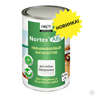 Невымываемый антисептик «Nortex®»-Alfa 0,7 кг (Ведро)