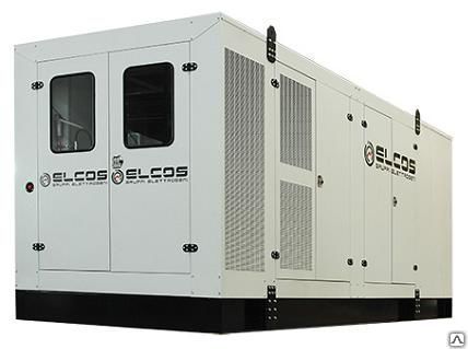 Дизельный генератор 800 кВт ELCOS модель GE.CU.1100/1000.SS В кожухе