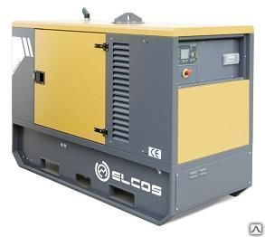 Дизельный генератор 10 кВт ELCOS модель GE.PK.015/013.SS В кожухе