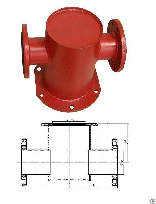 Подставка двойная ППФ 150 (сталь), цена в Краснодаре от компании ВДПО ...