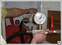 Испытание пожарных кранов, систем пожарного водоснабжения 