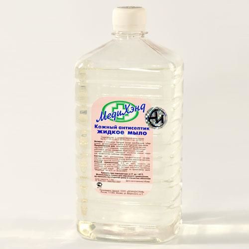 Жидкое мыло дезинфицирующее Медихэнд 1 л