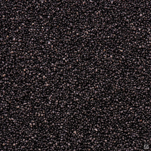 Черный кварцевый песок, 100г. Размер фракции: 0,3-0,7мм 
