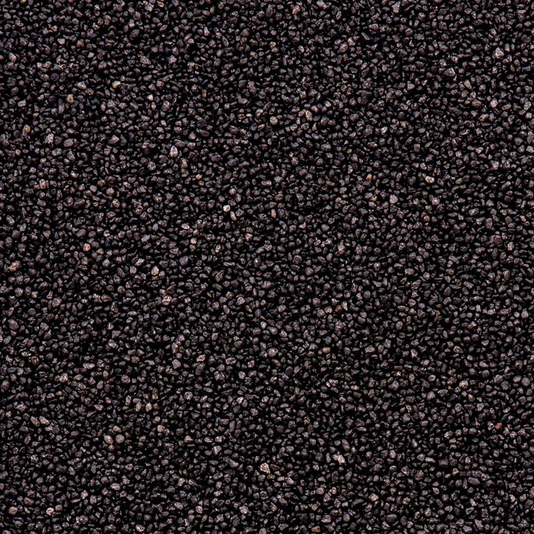 Черный кварцевый песок, 100г. Размер фракции: 0,3-0,7мм