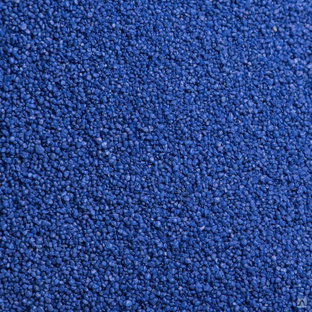 Синий кварцевый песок, 100г. Размер фракции: 0,3-0,7мм 