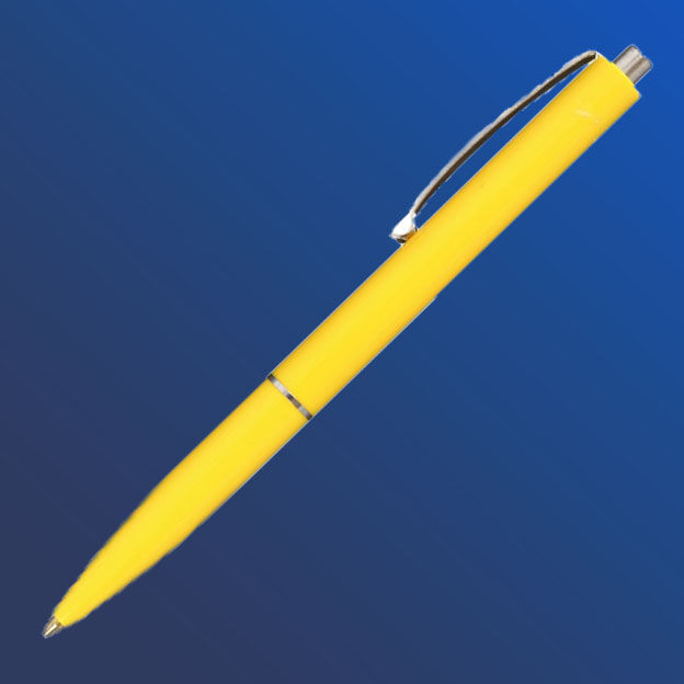 Ручка шариковая 1,0 желт колп Klerk