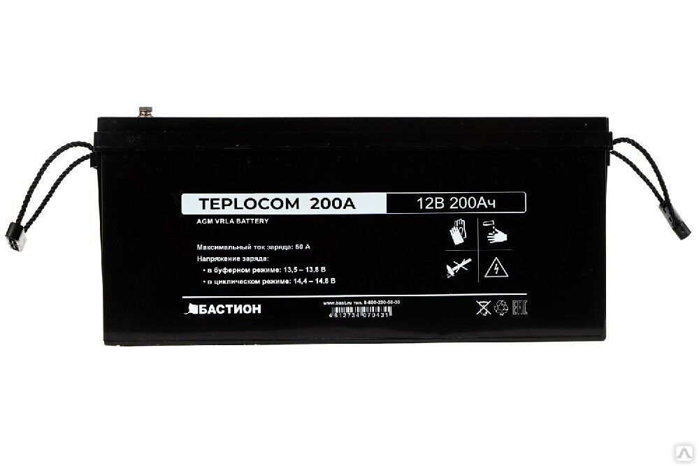 Аккумулятор TEPLOCOM 200Ач 4