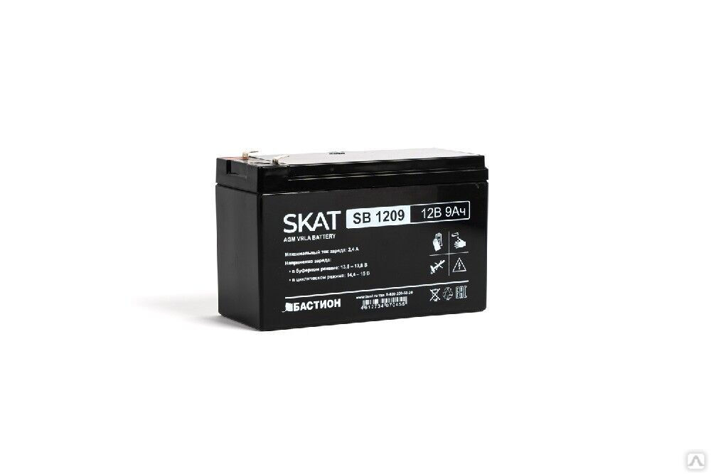 Аккумулятор свинцово-кислотный SKAT SB 1209 1