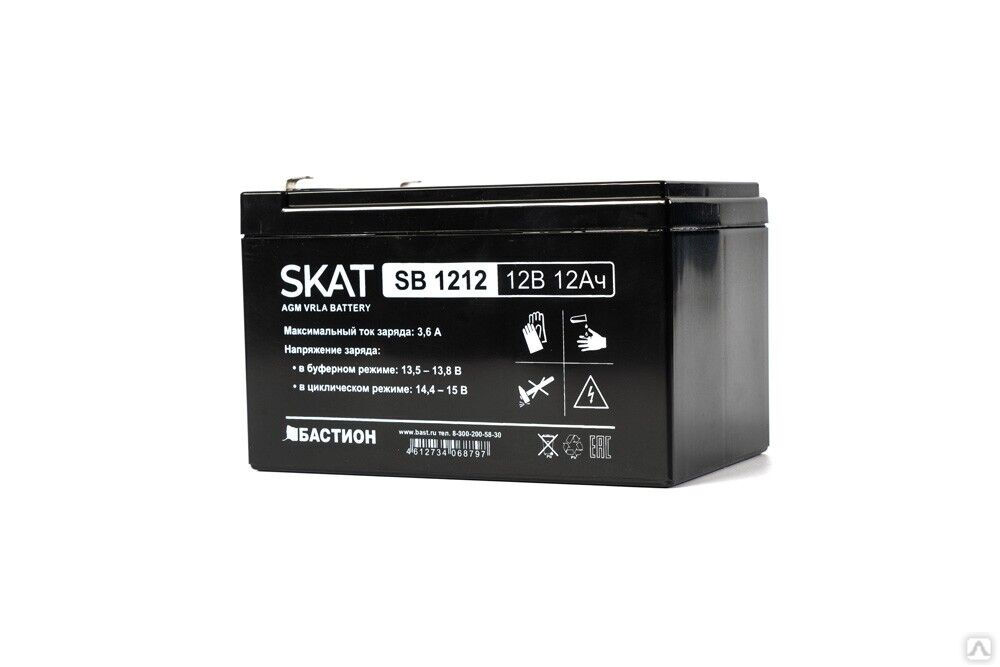 Аккумулятор свинцово-кислотный SKAT SB 1212 2