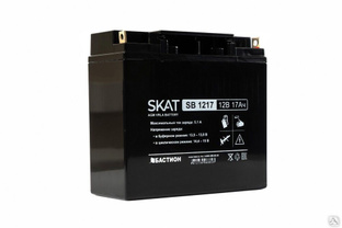 Аккумулятор свинцово-кислотный SKAT SB 1217 #1