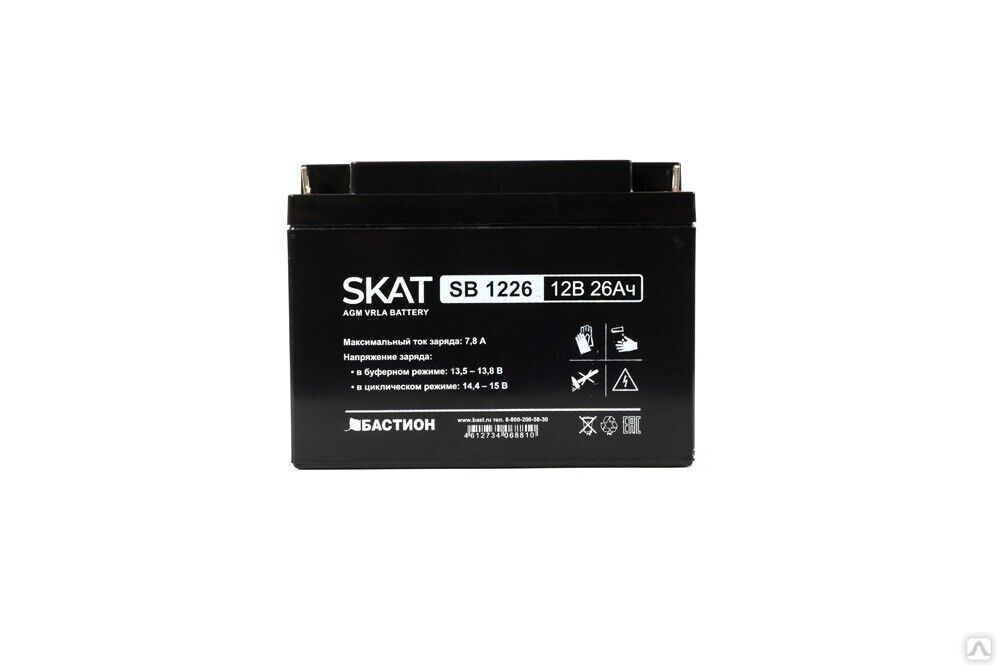 Аккумулятор свинцово-кислотный SKAT SB 1226 2
