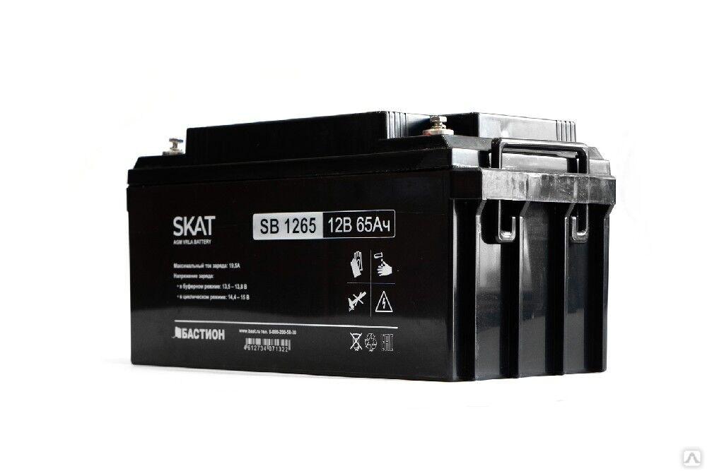 Аккумулятор свинцово-кислотный SKAT SB 1265 2