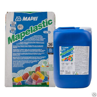 Гидроизоляция цементная mapei mapelastic двухкомпонентная 32 кг