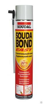 Клей монтажный Soudal Полиуретановый в аэрозоле Soudabond Easy