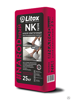 Клей высокодеформативный для плитки NK pro 25 кг Литокс