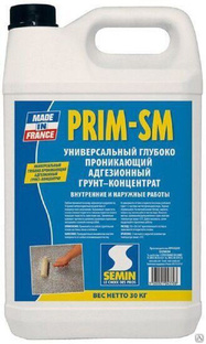 Грунт глубокого проникновения PRIM SM SEMIN Прим Семин 30 кг 