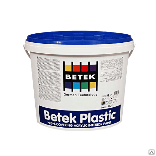 Краска Betek Plastic Бетек Пластик 15л