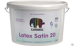 Краска Caparol Latex Satin 20 / Капарол Латекс Сатин 20 База 1 5л 