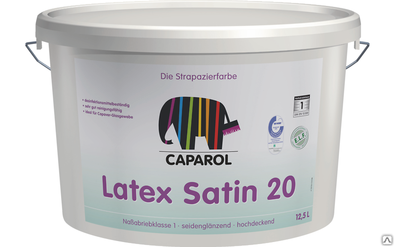 Краска Caparol Latex Satin 20 / Капарол Латекс Сатин 20 База 1 5л