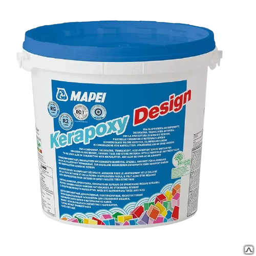 Затирка Mapei Kerapoxy Мапей Керапокси Desing № 736 небесная глазурь 3 кг