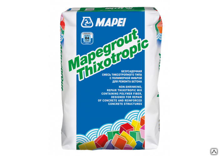 Смесь ремотная тиксотропная Mapei MAPEGROUT Мапей Мапегроут THIXOTROPIC 25кг