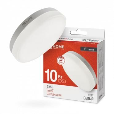Лампа светодиодная LED-GX53-VC 10 Вт рефлектор 4000К нейтральный цвет белый GX53 950 лм 230 В IN HOME 4690612020761