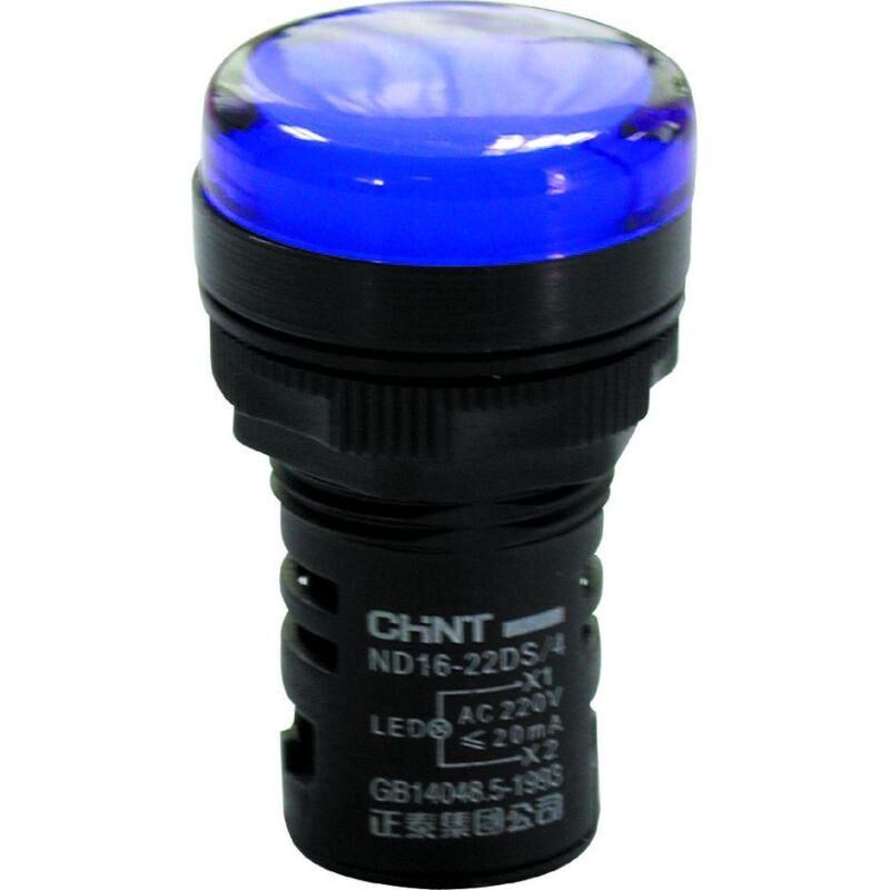 Индикатор ND16-22DS/4 цвет синий AC 230 В (R) CHINT 593152