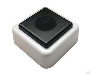 Кнопка звонка (выключатель для бытовых электрических звонков) Тритон ВЗ1-01 черн. 