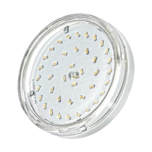 Лампа светодиодная PLED-ECO-GX53 6 Вт таблетка 3000К CLEAR тепл. бел. GX53 510 лм 230 В JazzWay 2851970