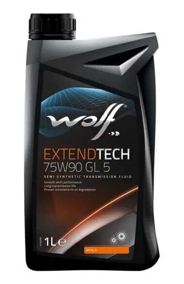 Масло трансмиссионное WOLF ExtendTech 75W90 GL 5 (1 л)