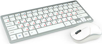 Беспроводной комплект клавиатура + мышь Gembird KBS-7001