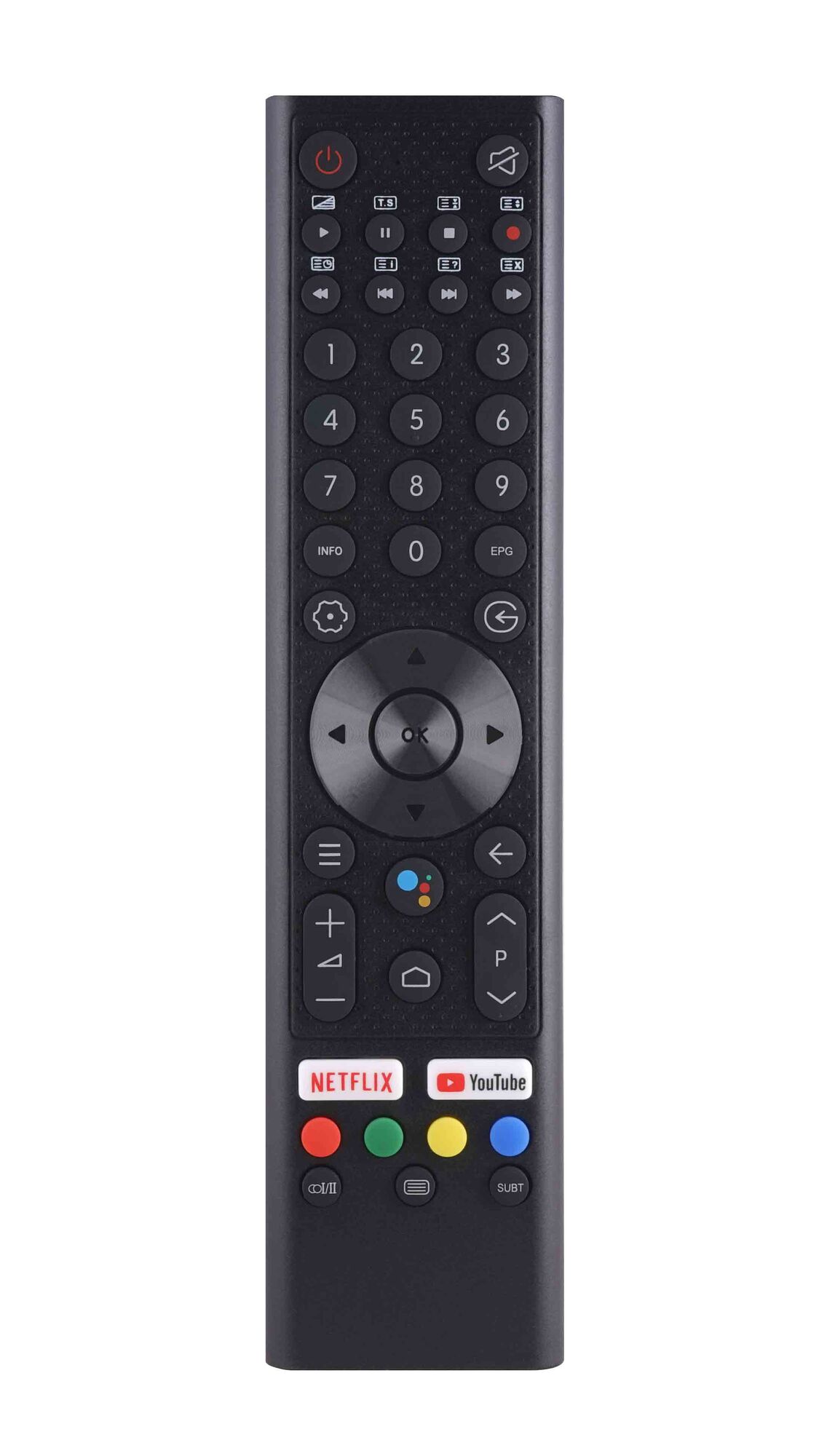 Пульт ДУ Blaupunkt B1528, JX-C005 (CH-VER.1) CHIQ с голосовой функцией , Youtube, Netflix LCD TV