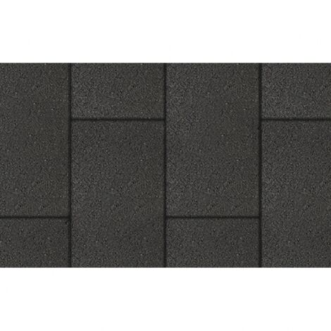 Плитка тротуарная Выбор, прямоугольник, гранит черный, 600х300х80 мм