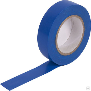 Изолента ПВХ 15мм х 14м синяя (толщ.0,20 мм, вес ~40 г) ГОСТ 16214-86