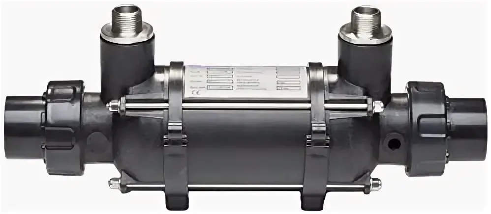 Теплообменник D-KWT-AISI 45 корпус пластик гофр.спираль н/с 46 кВт, 100802