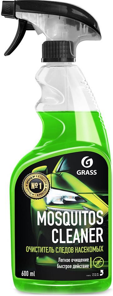 ГРАСС Mosquitos Cleaner средство для удаления следов насекомых (0,6л) / GRASS Mosquitos Cleaner средство для удаления сл