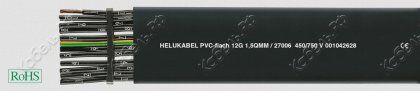 Кабель PVC-flach 5G2,5 SW Helukabel 27008