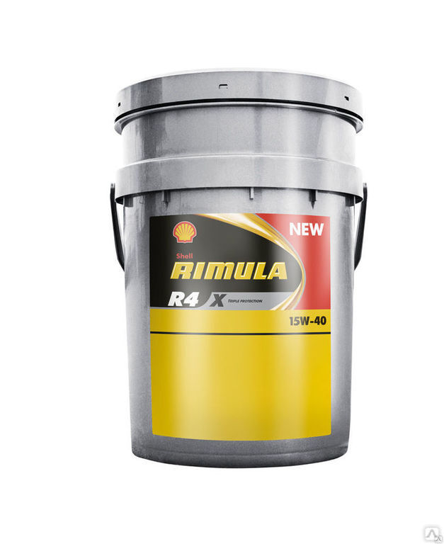 Моторное масло Shell Rimula R4X 15W-40 - (20л)