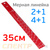 Линейка мерная алюминиевая MSP35 (2:1, 4:1) #1