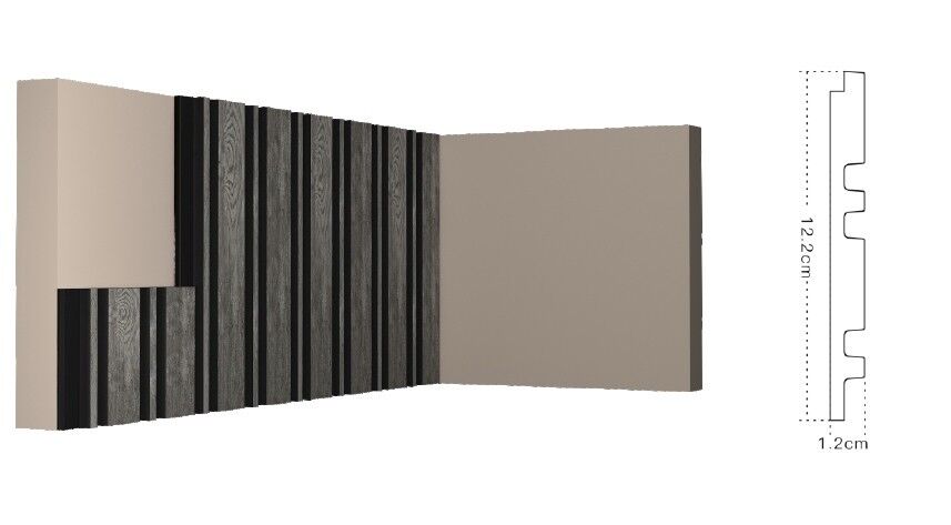 Cтеновая панель Kr200SP-2/2,7 122х12х2700 мм