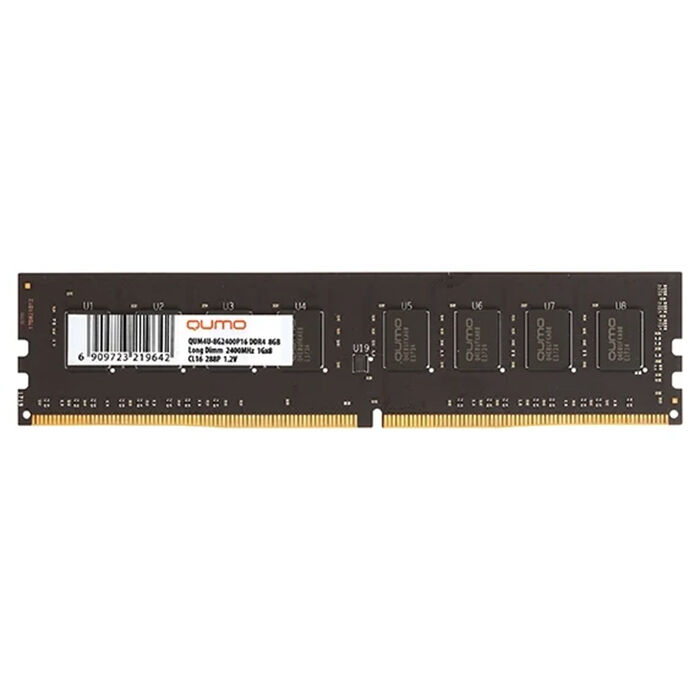 Оперативная память DDR-4 DIMM 8Gb PC-25600 3200Mhz CL22 Qumo QUM4U-8G3200P22