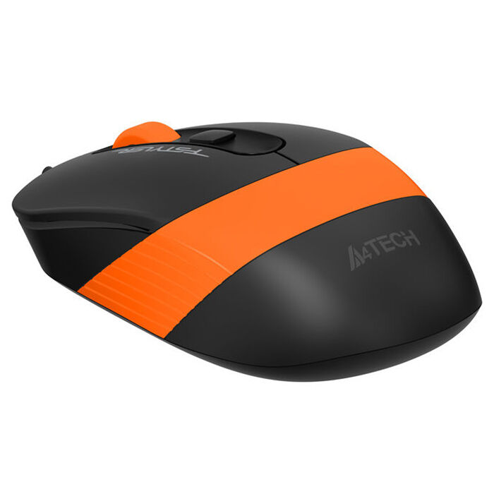 Мышь A4Tech Fstyler FM10, USB Black-Orange