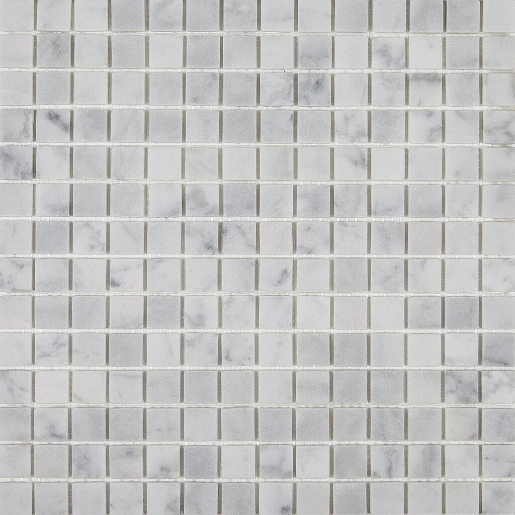 Мозаика каменная SBW12204M Imagine Lab белая серая матовая Carrara