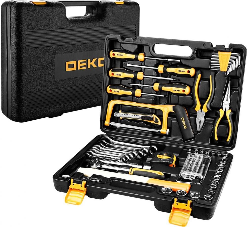 Профессиональный набор инструмента для дома и авто в чемодане Deko DKMT89 (89 предметов) 065-0737 DEKO